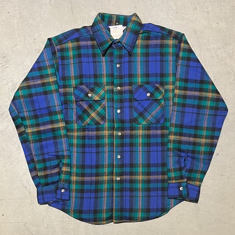 1980's FIVE BROTHER Heavy Flannel L/S Shirt Deadstock