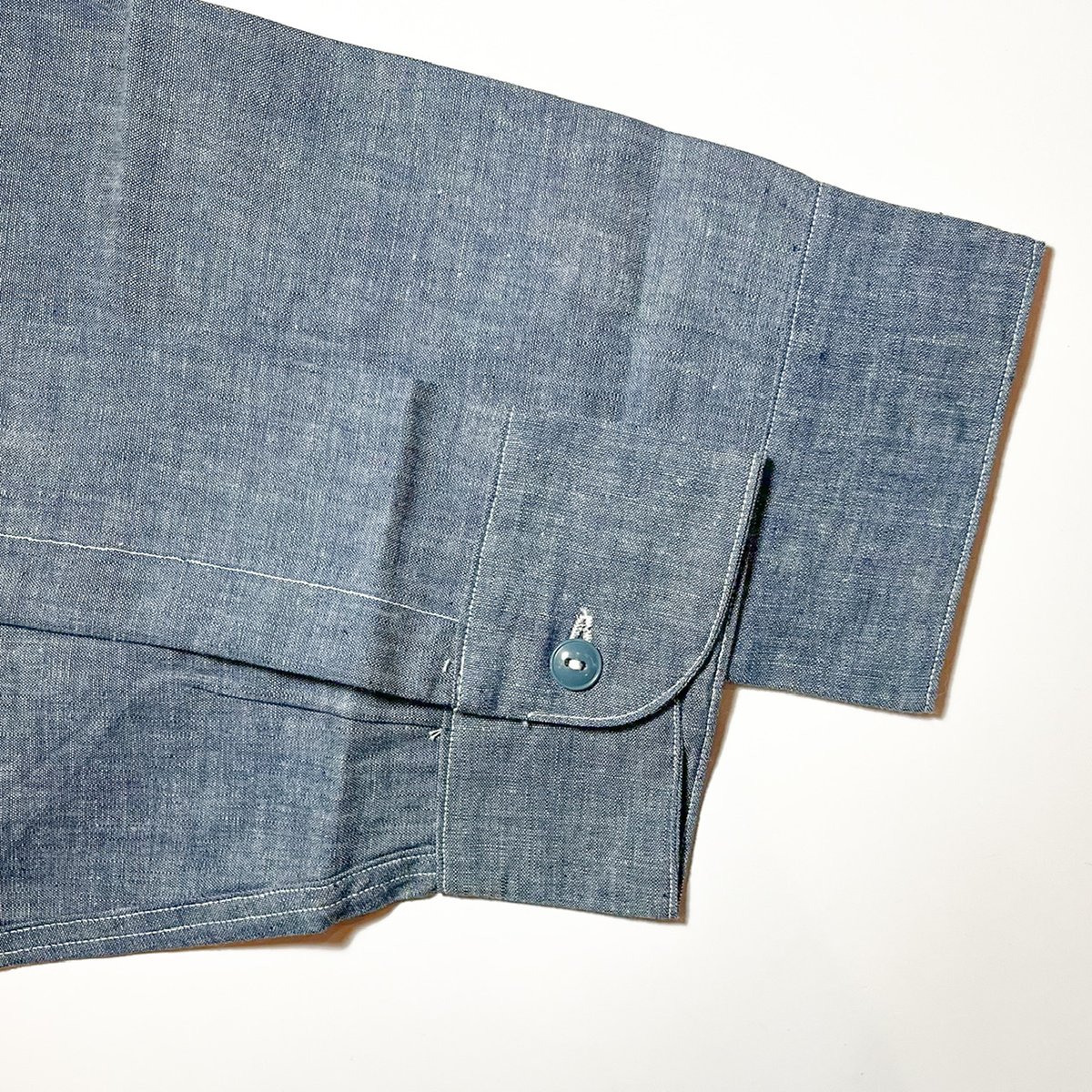 1950〜60's US.NAVY Chambray L/S Shirt Deadstock