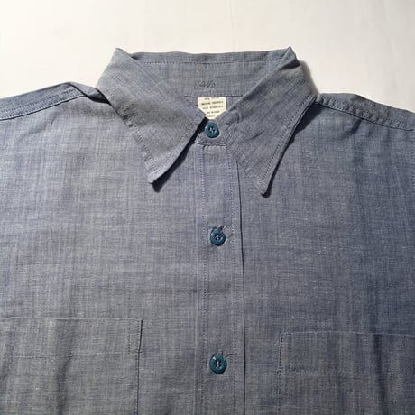 1960's Unknown Chambray L/S Shirt Deadstock