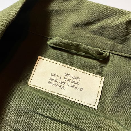1960's US.ARMY Jungle Fatigue 3rd Jacket Deadstock