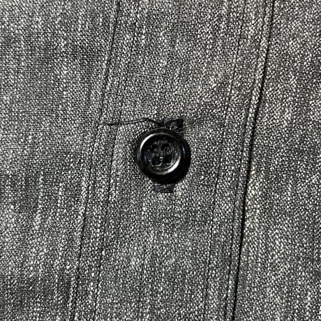 1940〜50's BARTEL PERFECTION Black Chambray L/S Shirt Deadstock
