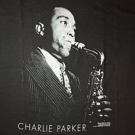 1990's〜 GILDAN CHARLIE PARKER Printed Tee Deadstock