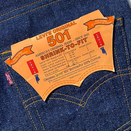 1990's Levi's 501 Denim Pants Deadstock