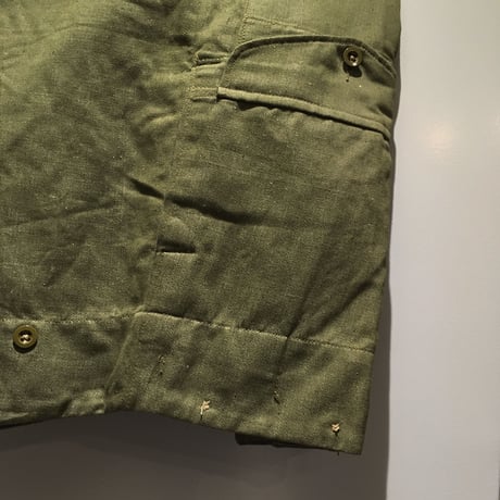 1950's British Army Green Denim Trousers Deadstock