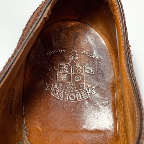 1970's SAXONE Brown Suede Shoes