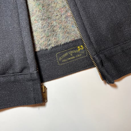 1950's〜 Unknown Black Whipcord Work Jacket
