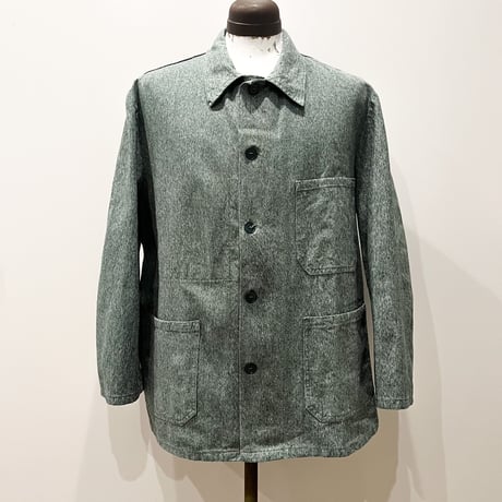 1950's B.S.R Green Chambray Work Jacket Deadstock
