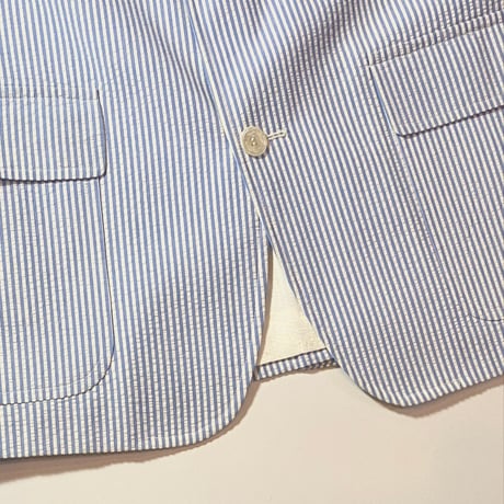 1980's Brooks Brothers Seersucker Tailored Jacket