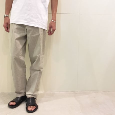 1960's Unknown Seersucker Tapered Pants