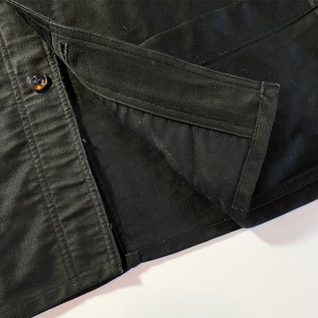 1950's MAXIMUM Black Moleskin Jacket