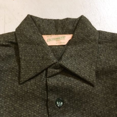 1950's DUTCHMAID Flannel L/S Shirt Deadstock