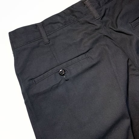 1950〜60's Unknown Cotton Trousers Black Deadstock