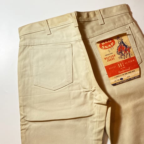 1960's RED SNAP Tapered Pants Deadstock