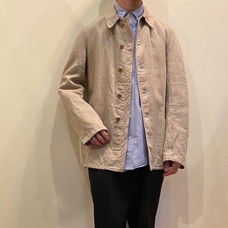 1940's German Navy Herringbone Linen Jacket