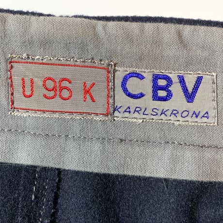 1950's Swedish Military Wool Trousers Deadstock