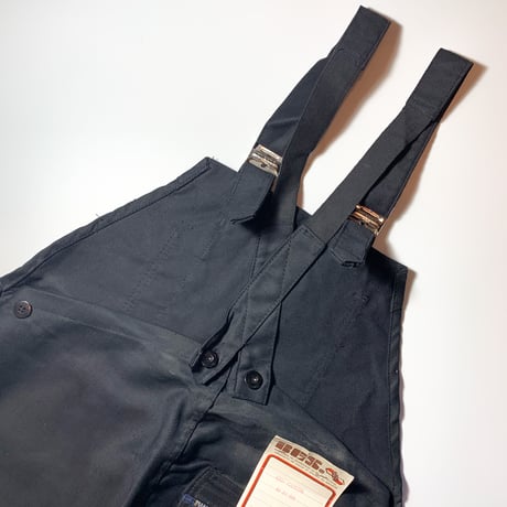 1950's〜 BGS Black Moleskin Overall Deadstock