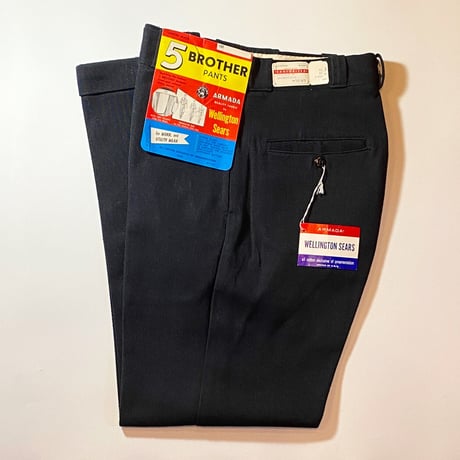 1950〜60's 5 BROTHER Whipcord Trousers Deadstock