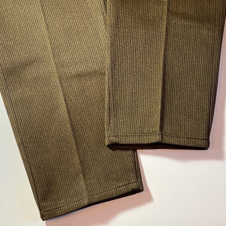 1940's〜 SAVO Brown Pique Trousers Deadstock