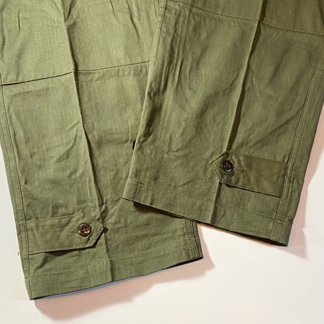 1950〜60's French Army M-47 Herringbone Trousers Deadstock