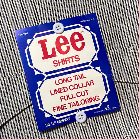 1970's Lee Hickory L/S Shirt Deadstock