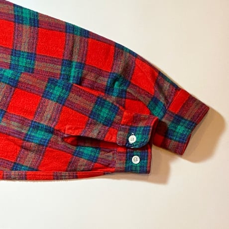 1950's PENNEY'S Heavy Flannel L/S Shirt