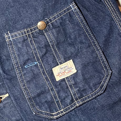 1960's Sears Denim Coverall