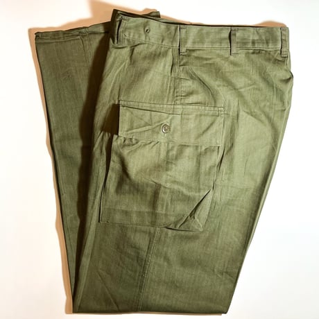 1940's US.ARMY M-43 Herringbone Trousers Deadstock