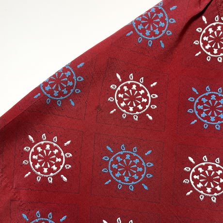 1950's DUKE KAHANAMOKU Rayon Hawaiian S/S Shirt