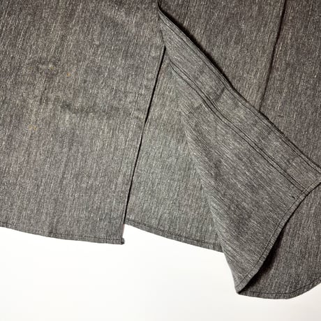 1940〜50's BARTEL PERFECTION Black Chambray L/S Shirt Deadstock