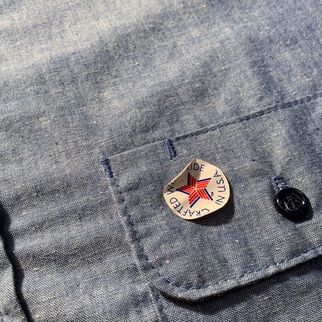 1980's〜 FIVE BROTHER Chambray L/S Shirt Deadstock