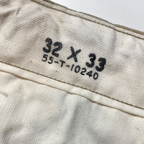 1950's US.ARMY M-45 Chino Trousers