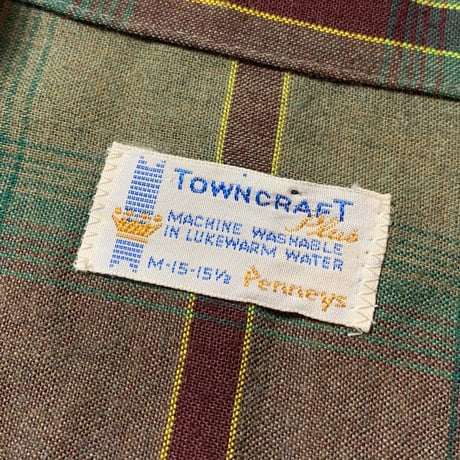 1960〜70's TOWNCRAFT Rayon L/S Shirt