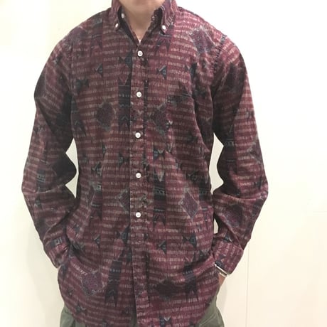 1960's ARROW Batik L/S Shirt