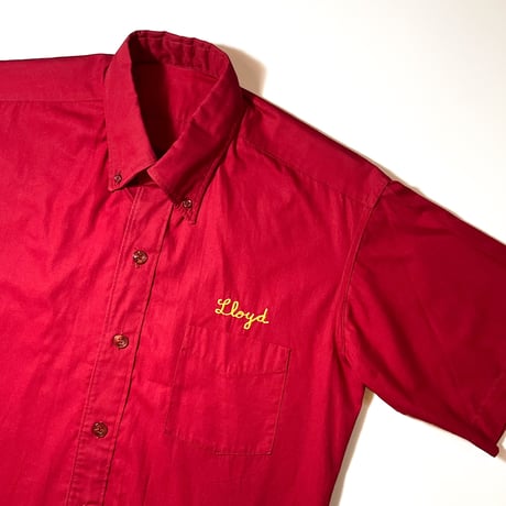 1960's Unknown Embroidery S/S Shirt