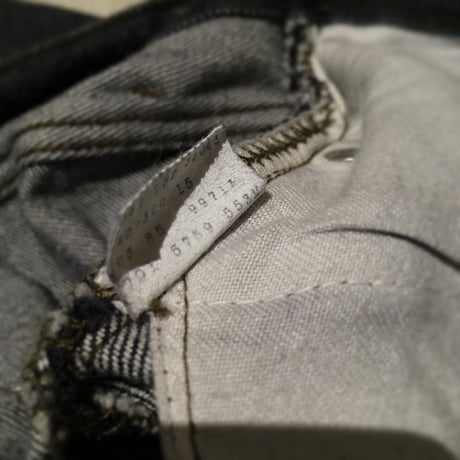 1990's Levi's 701 Black Denim Pants