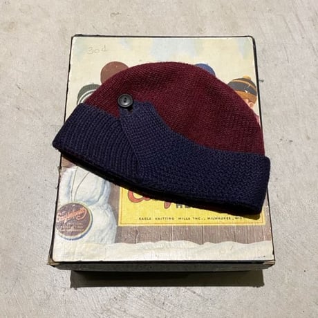 1920's〜 Eagle Knitting Mills  Inc. Knit Cap Deadstock