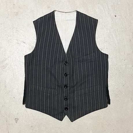 1950's French Unknown Stripe Vest Deadstock