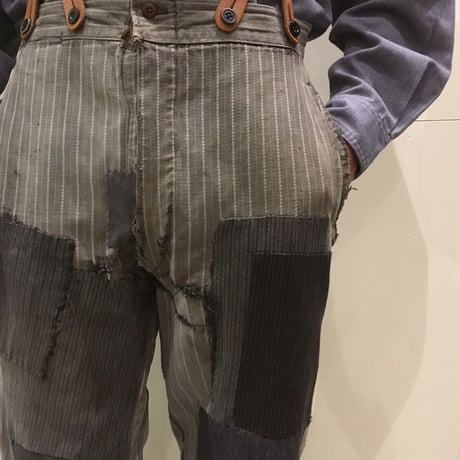 1930's St.Michel Cotton Patchwork Trousers