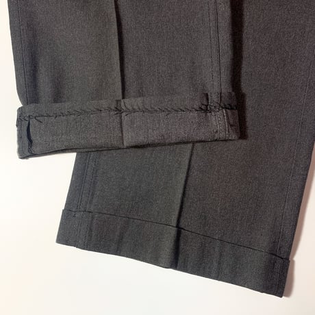 1940's Unknown Black Chambray Trousers Deadstock