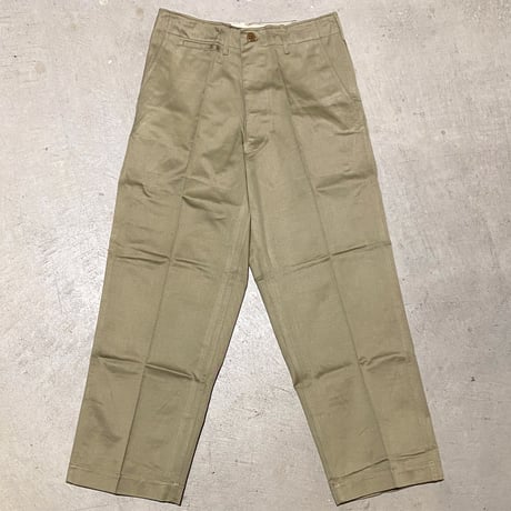 1950's US.ARMY M-45 Chino Trousers Deadstock