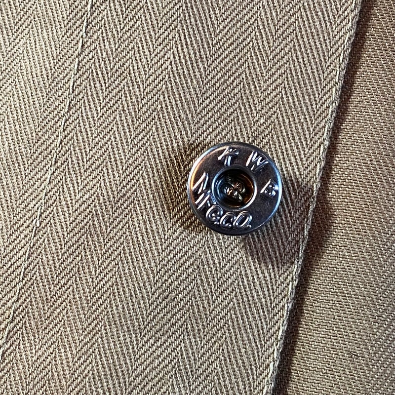 1950's〜 K.W.B. MFG.CO. Herringbone Shop Coat De