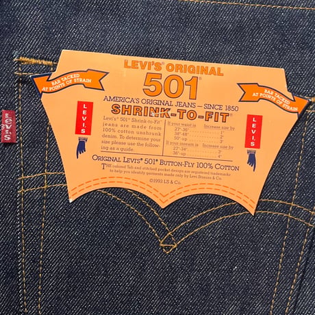 1990's Levi's 501 Denim pants Deadstock