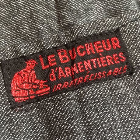 1950's Le Bucheur d'Armentieres Black Chambray Atelier Coat Deadstock