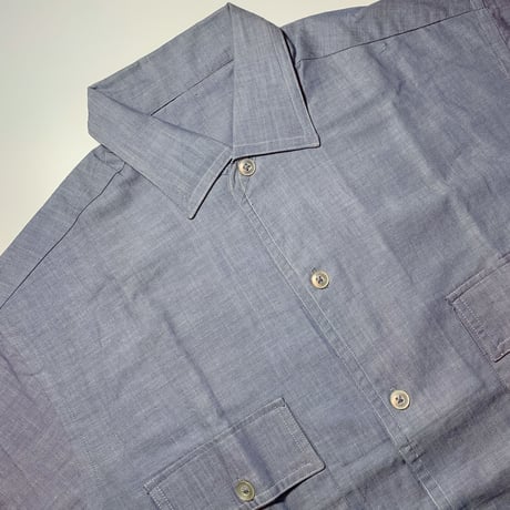 1960's Unknown Chambray S/S Shirt Deadstock