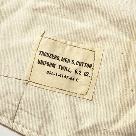 1960's US.ARMY Chino Trousers Deadstock