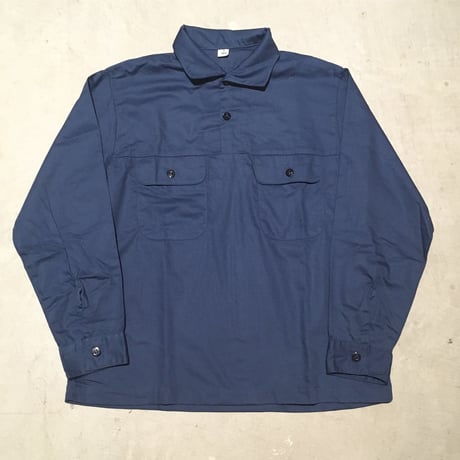 1970's US.NAVY Utility Pullover L/S Shirt Deadstock