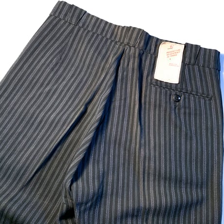 1950's French Unknown Cotton Trousers Deadstock
