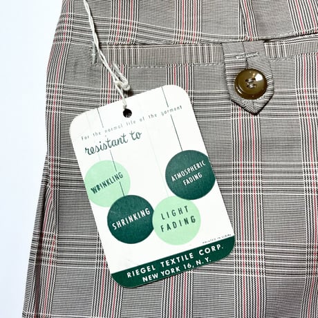 1950's THE ARISTOCRAT Cotton Trousers Deadstock