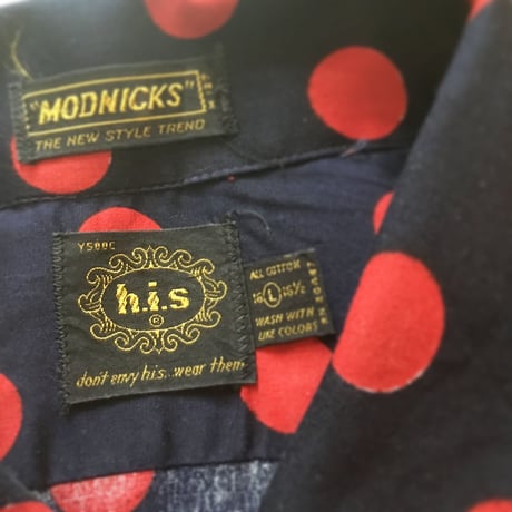 1960's h.i.s Dots L/S Shirt