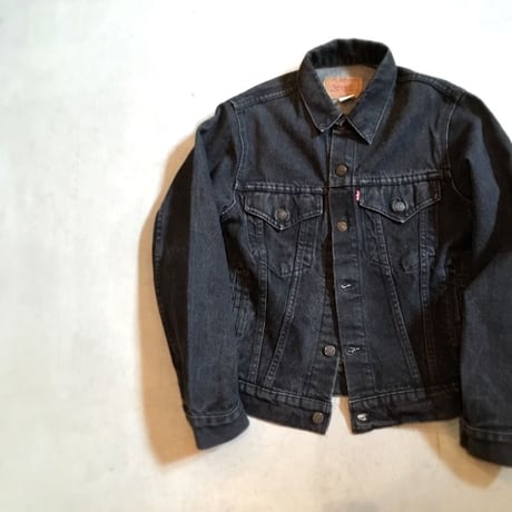1990's Levi's 70706 Black Denim Jacket